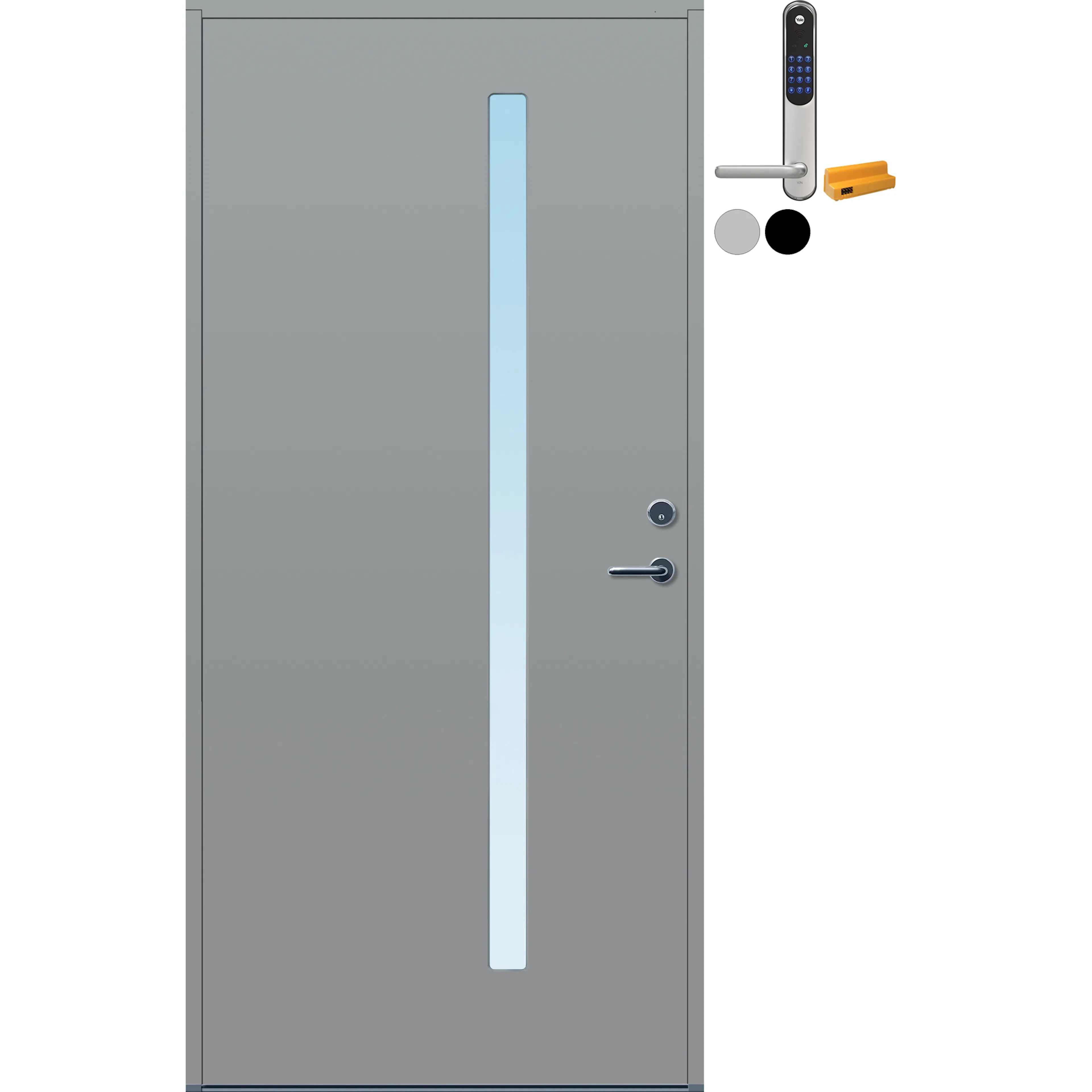 NCS S-3502-B, Lys Grå