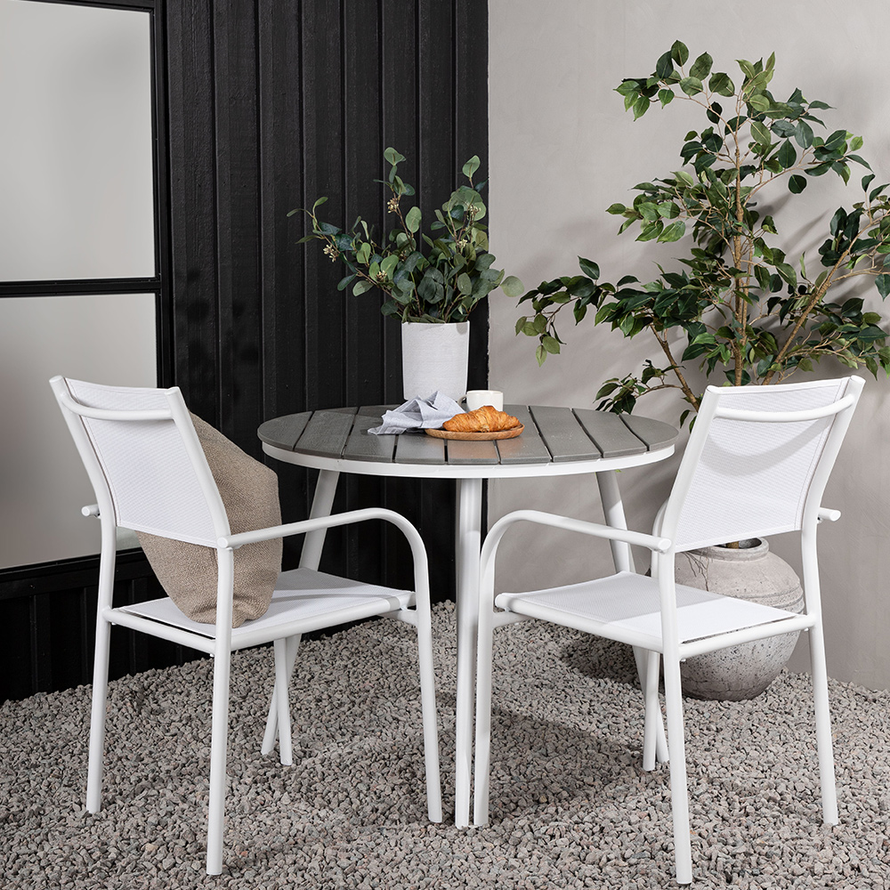 Spisegruppe Venture Home Break med 2 Santorini Stoler