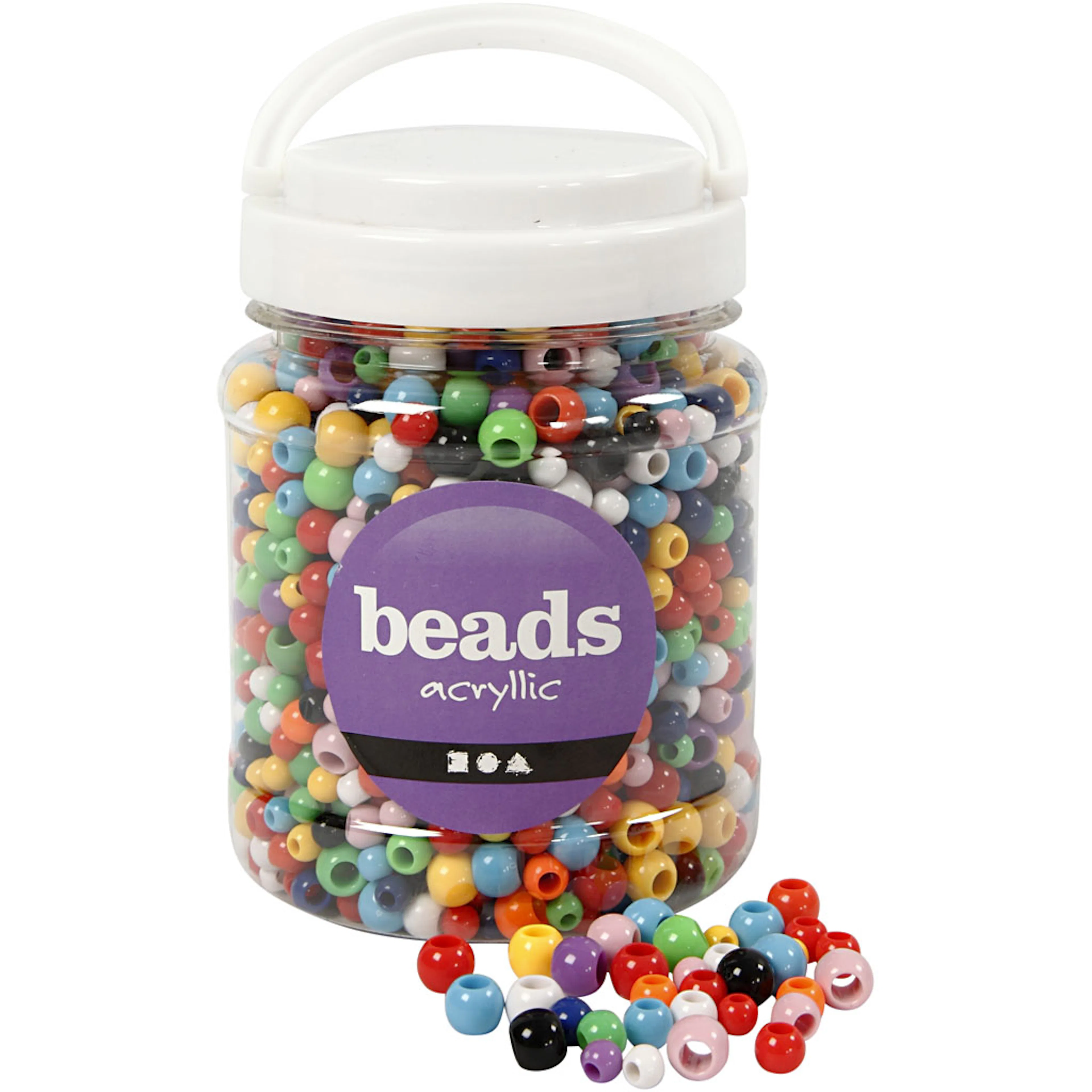 Kongomix Creativ Company Ass Farger D6-10 mm Hullstr 3-5 mm 700 ml/1 Pk