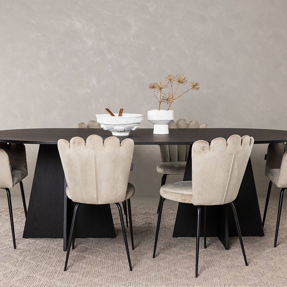 Spisegruppe Venture Home Bootcut med 4 Limhamn Light Stoler