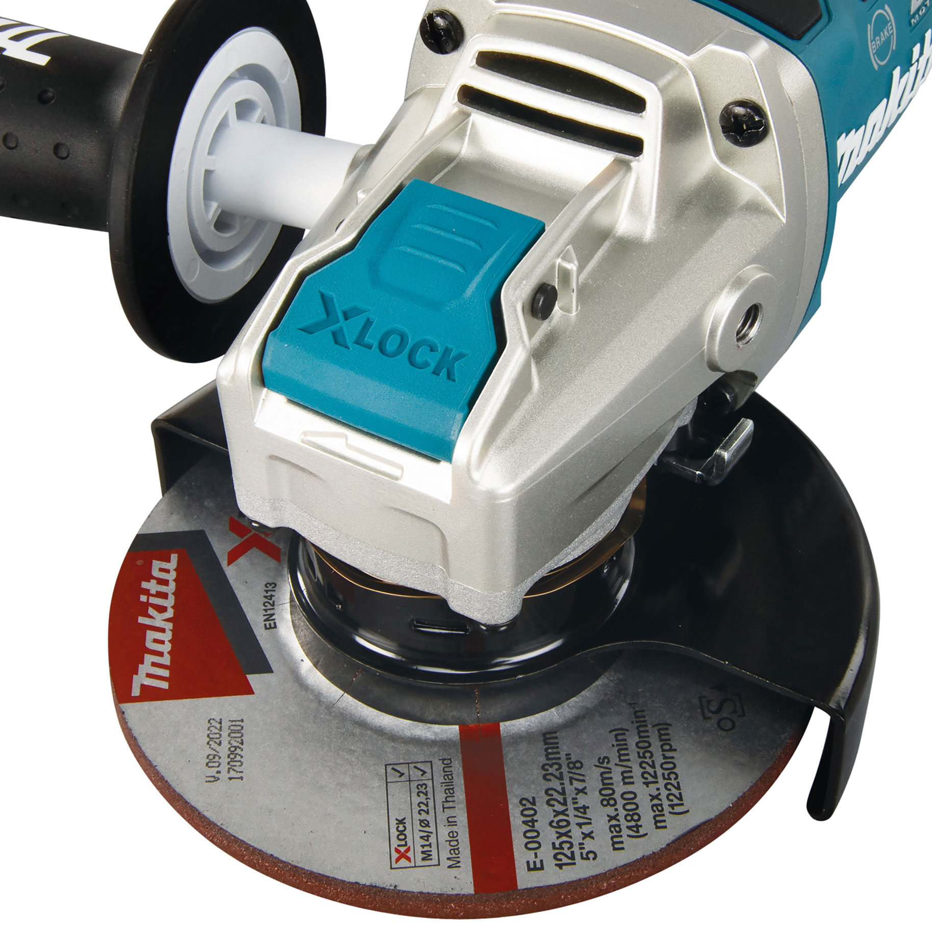 Vinkelsliper Makita DGA519Z 125 mm X-Lock Uten Batteri