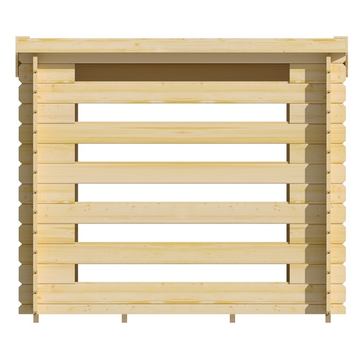 Vedskjul Luoman Lillevilla Juolukka 2,4 m2