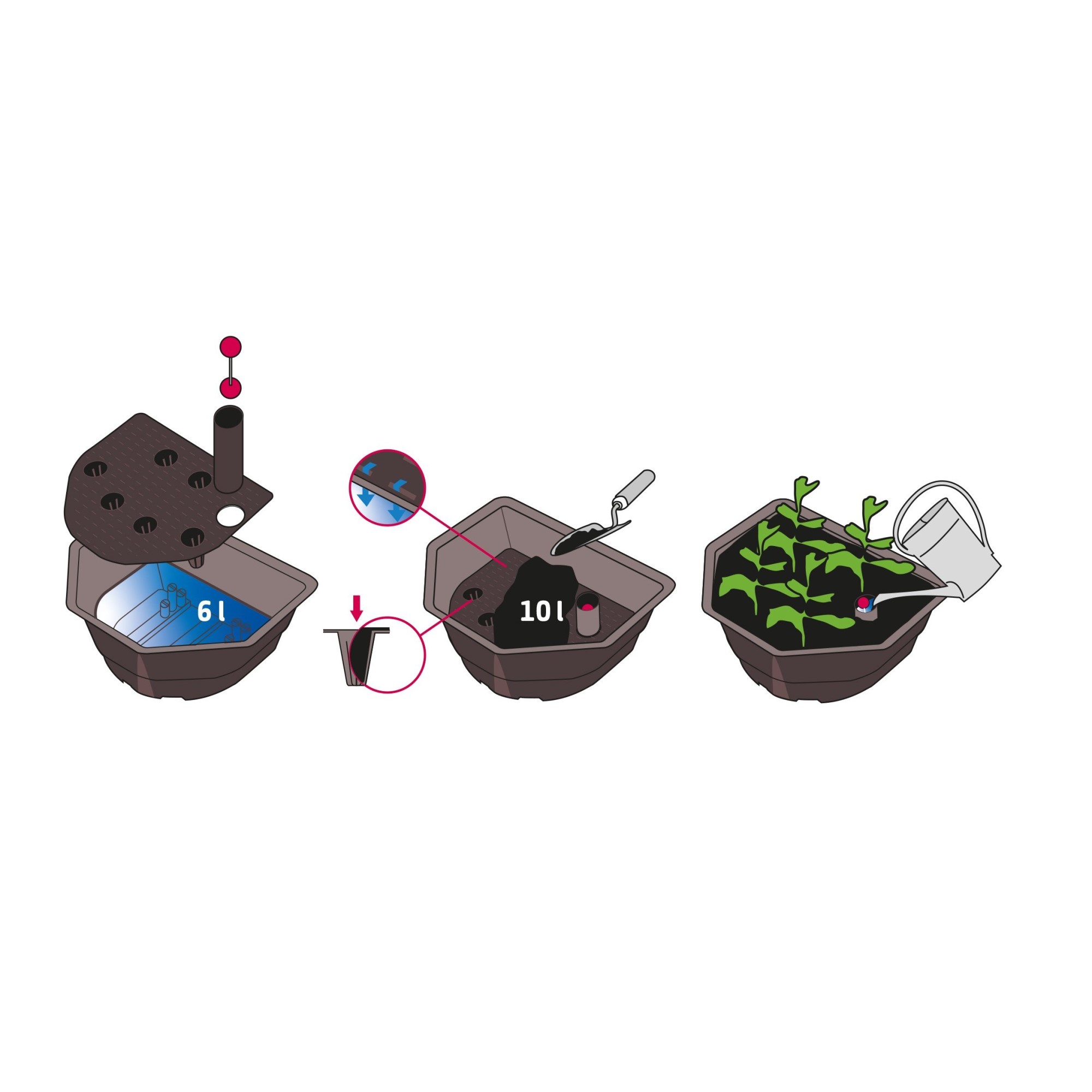 Plantekasse Biolan 16 L