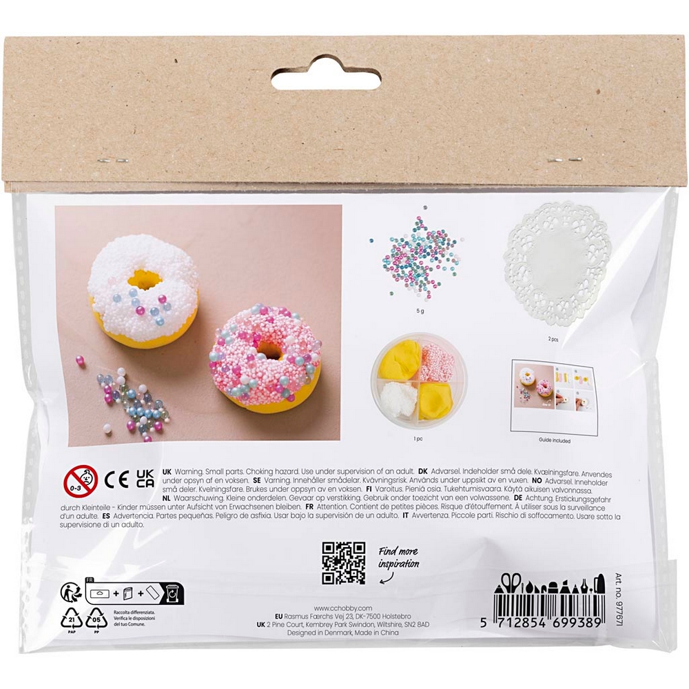 Hobbysett Mini DIY Kit Modellering Donuts