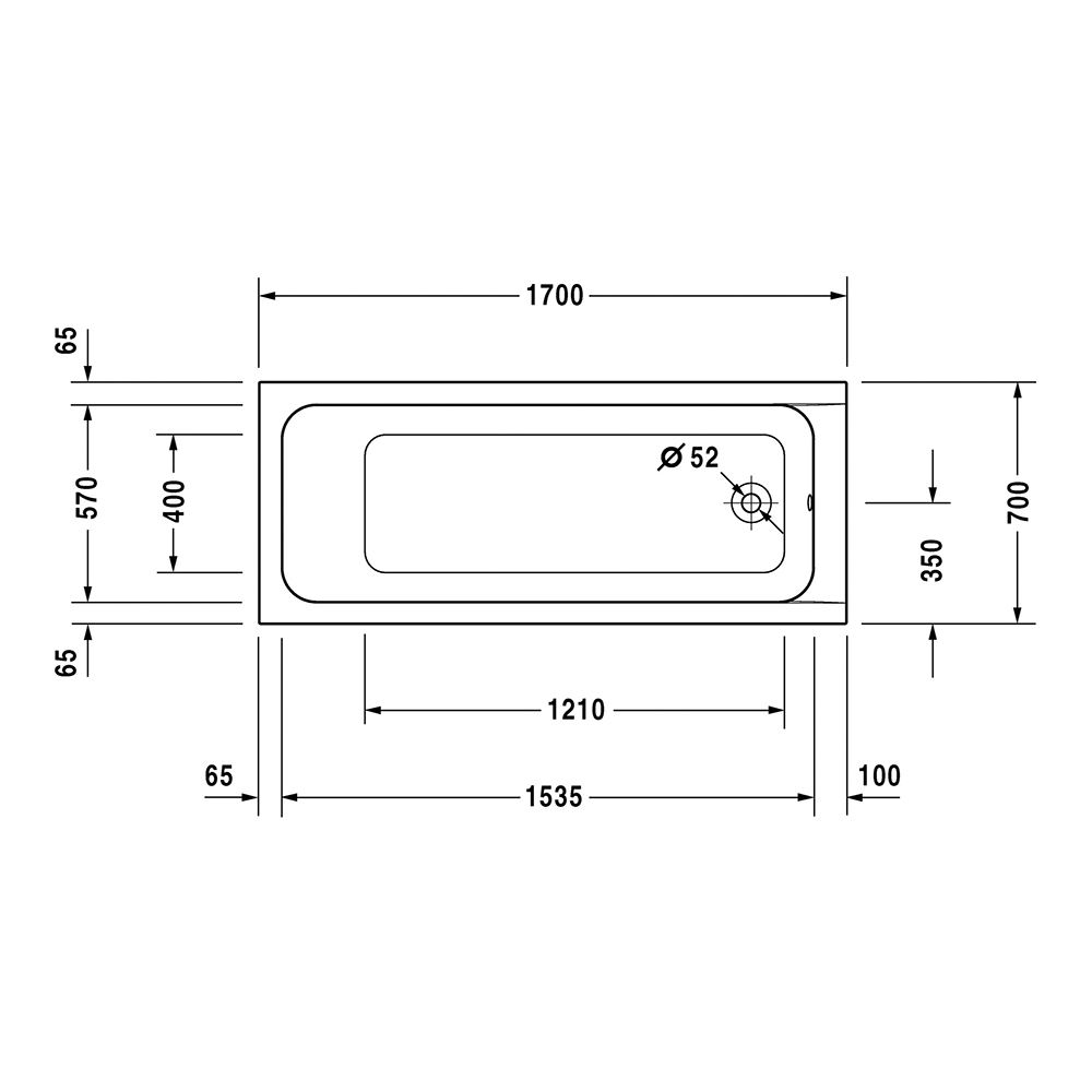 Badkar Duravit D-Code
