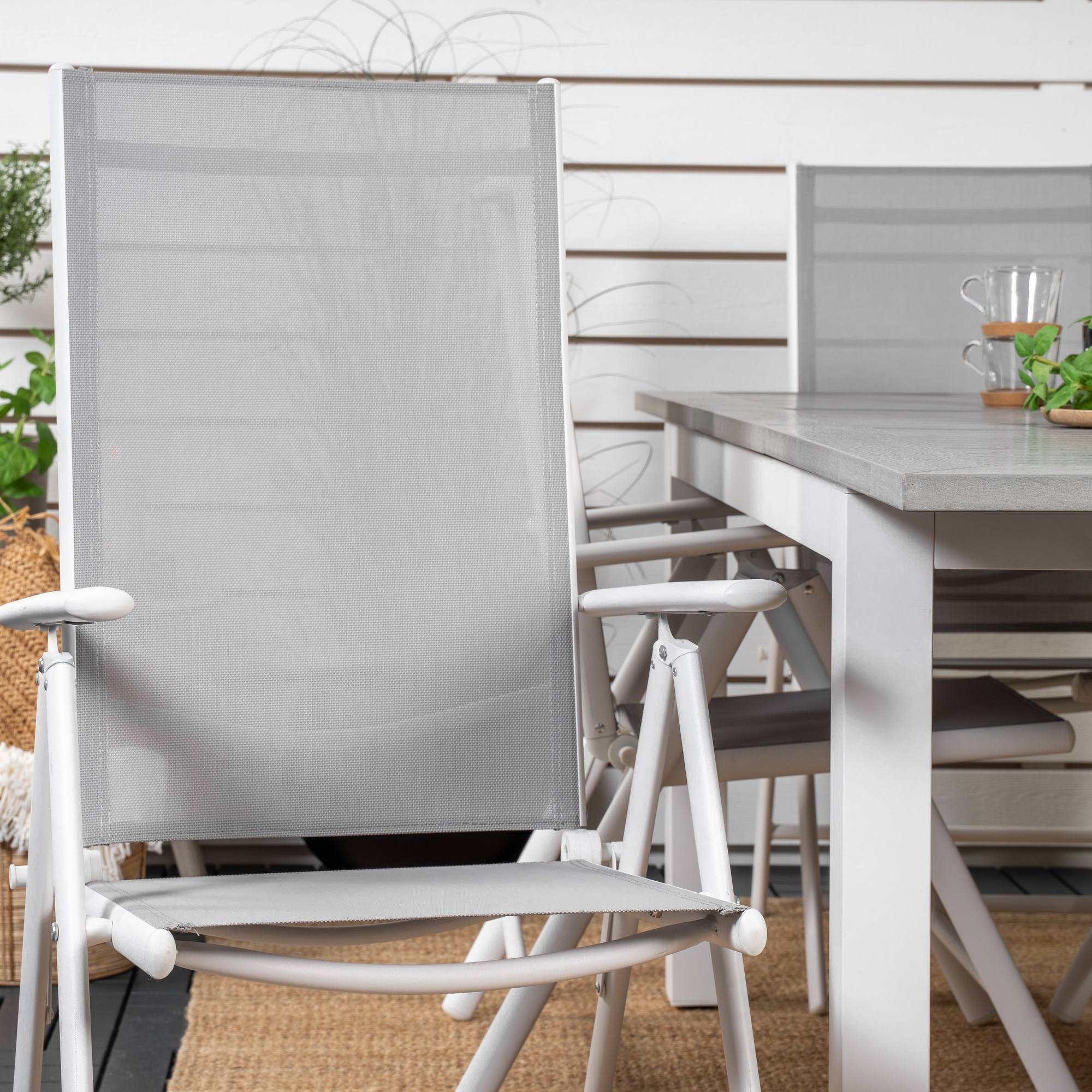 Spisegruppe Venture Home Aleyna 152/210 med 6 Bront Stoler