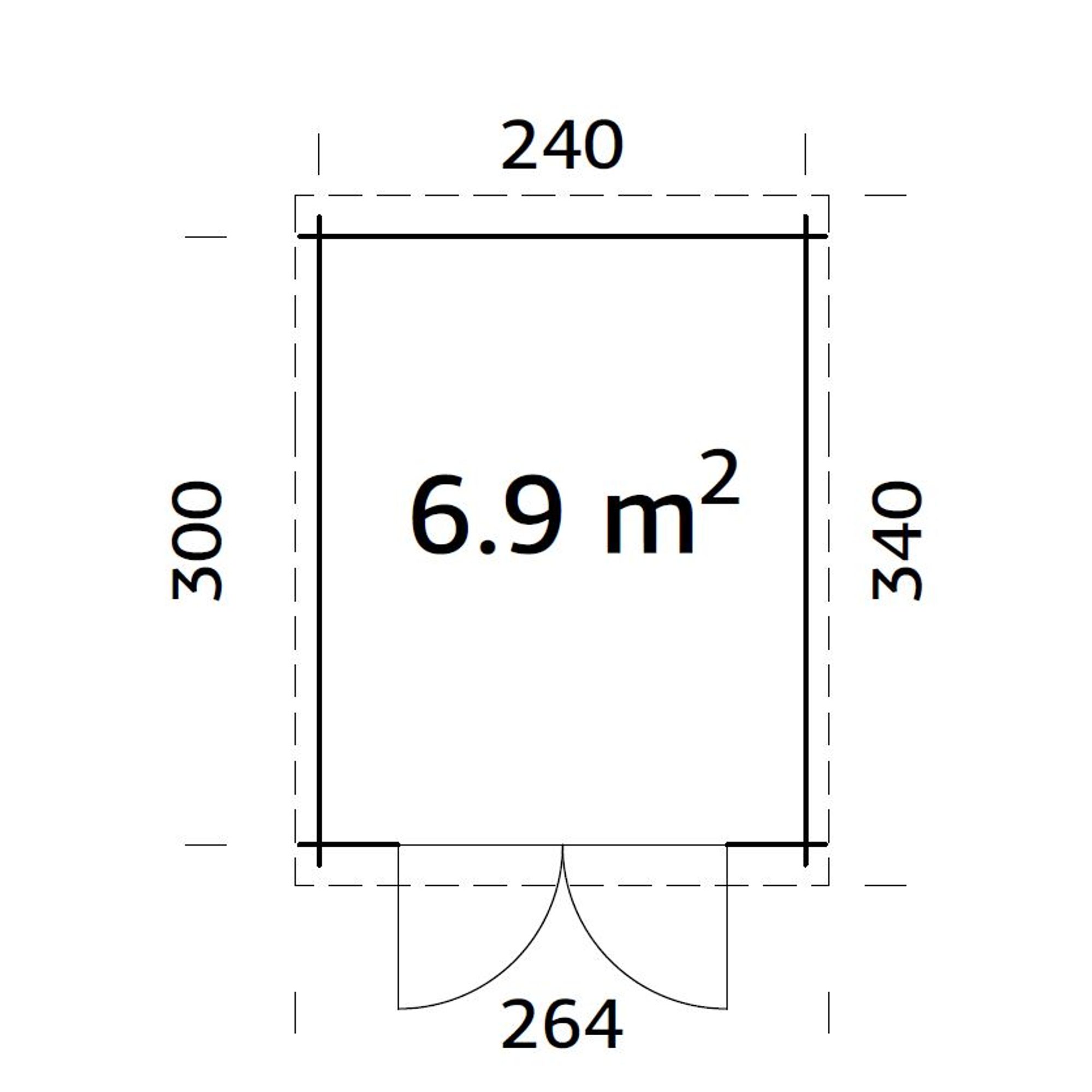 Gjestehytte Palmako Ella 6,9 M2