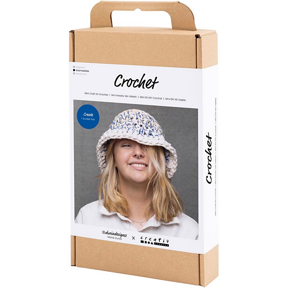 Hobbysett Creativ Company DIY Kit Bøttehatt Hekling