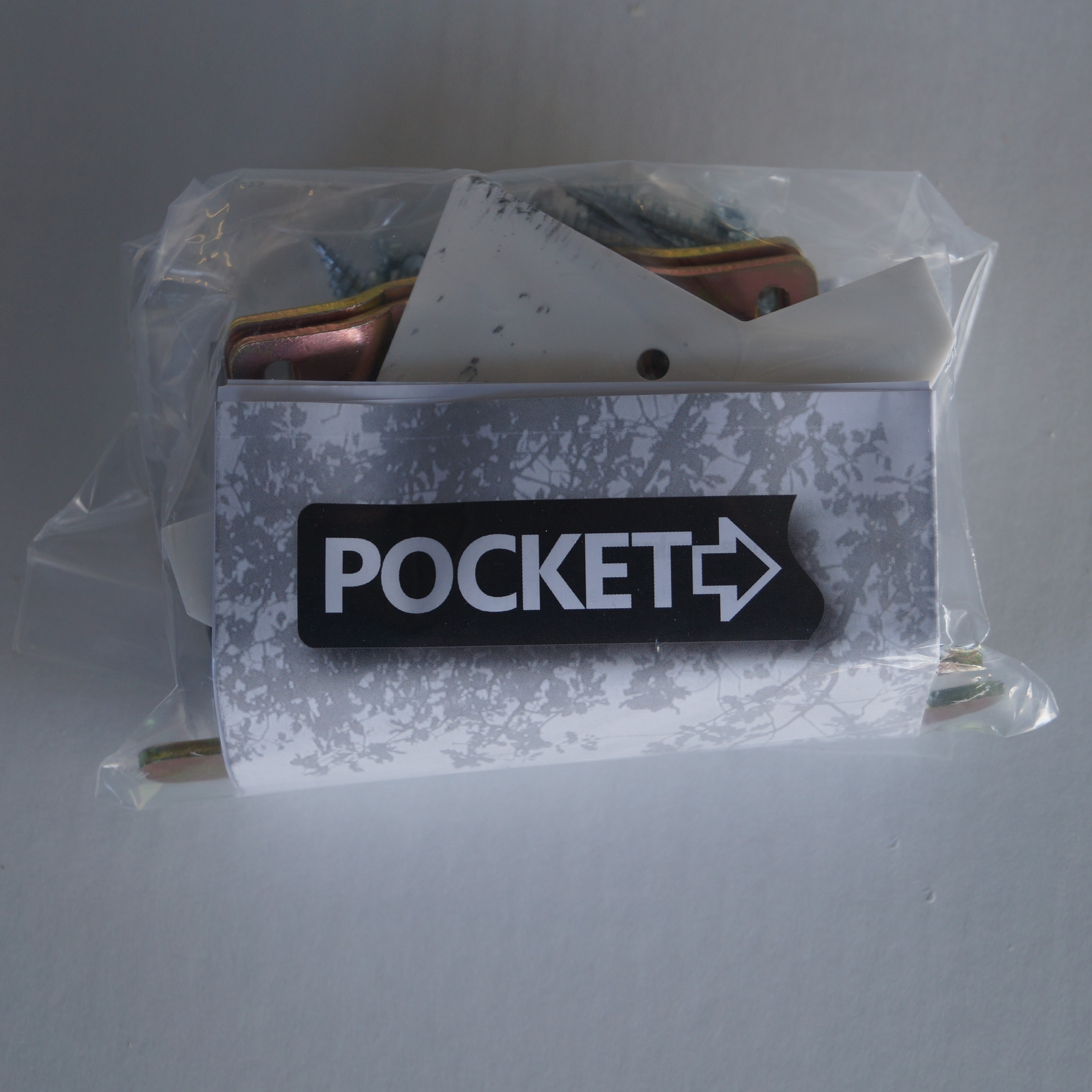 Beslagspose Pocket for 2-Fløyet Skyvedørskarm