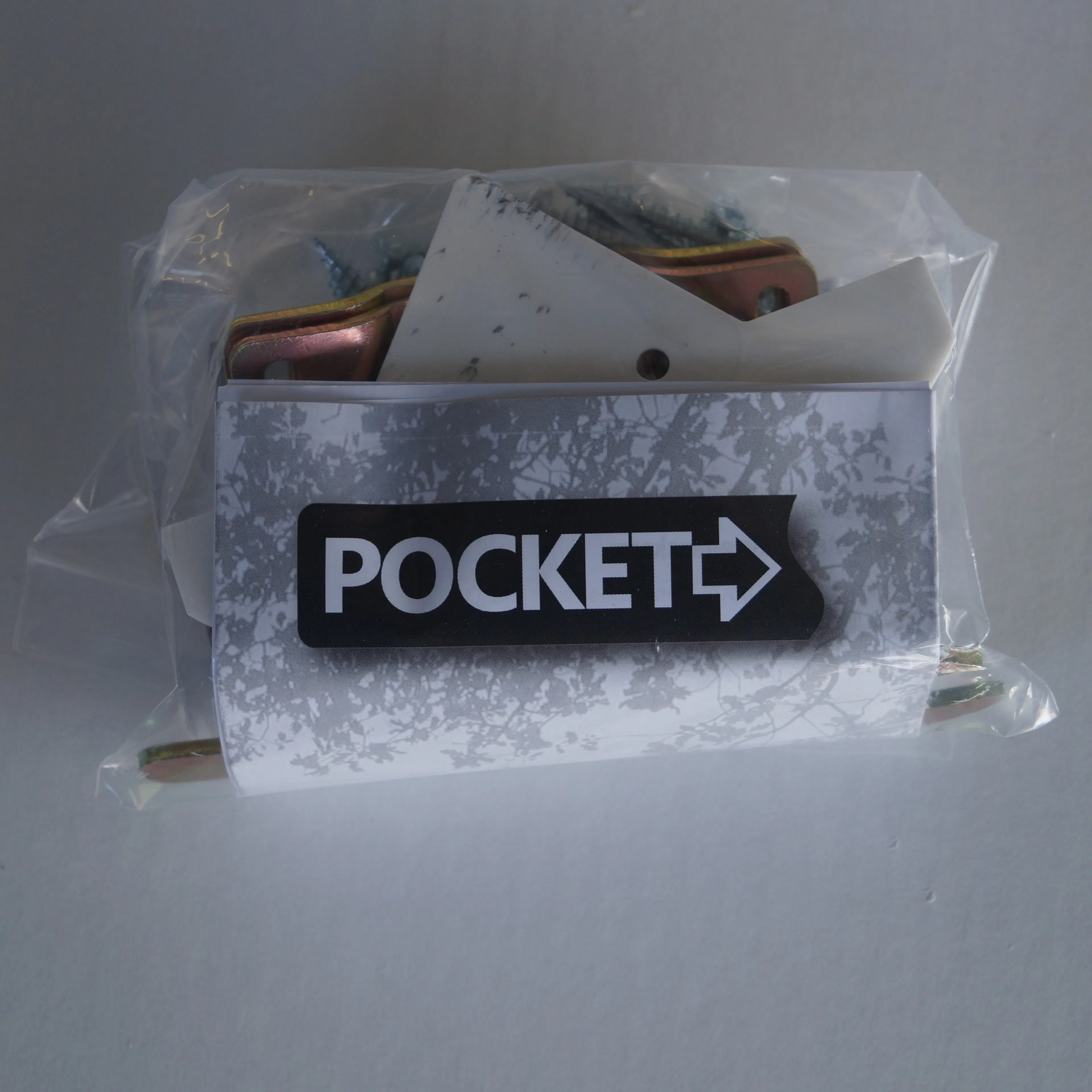 Beslagspose Pocket for 2-Fløyet Skyvedørskarm