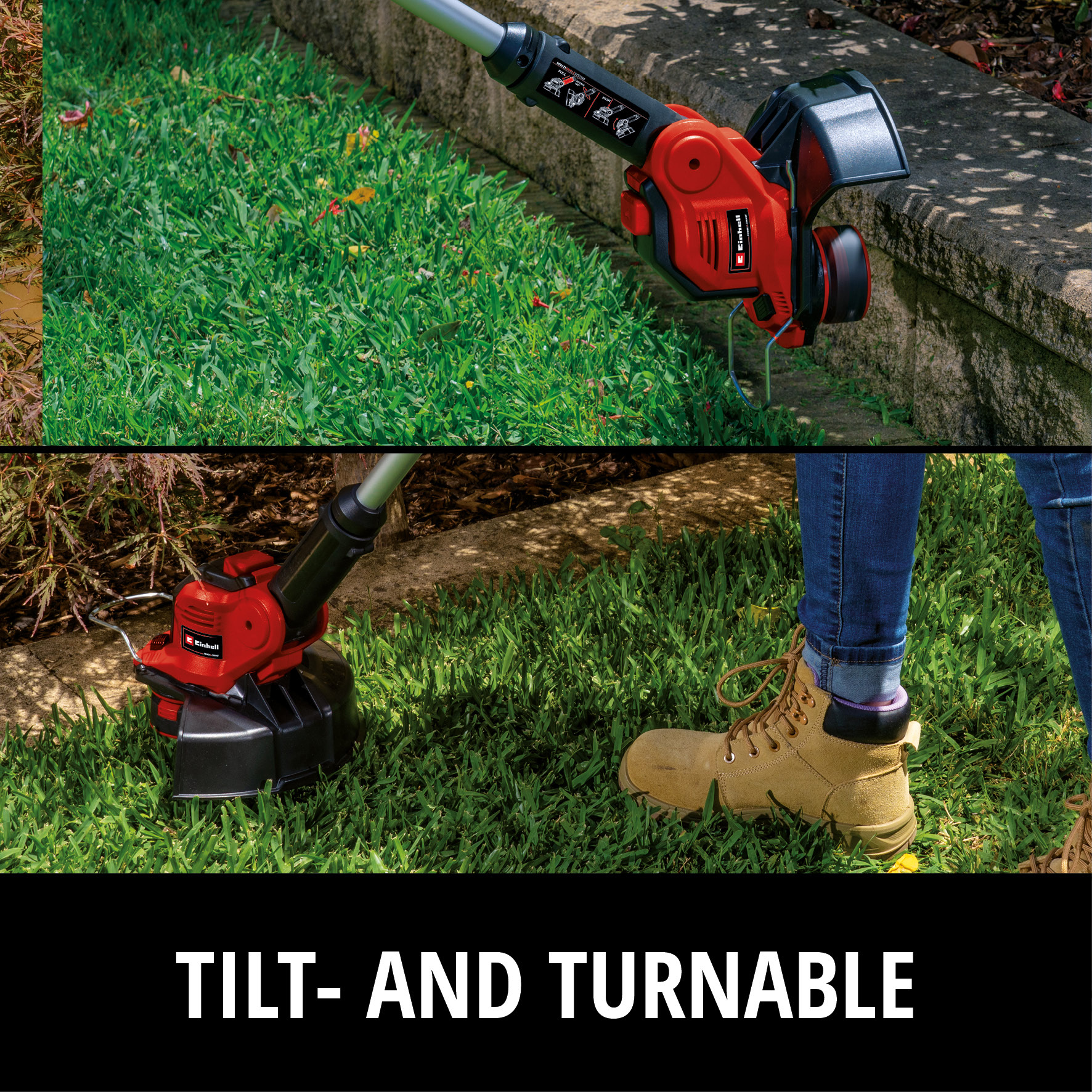 Gresstrimmer Einhell GE-CT 18/28 Li TC Uten Batteri og Lader