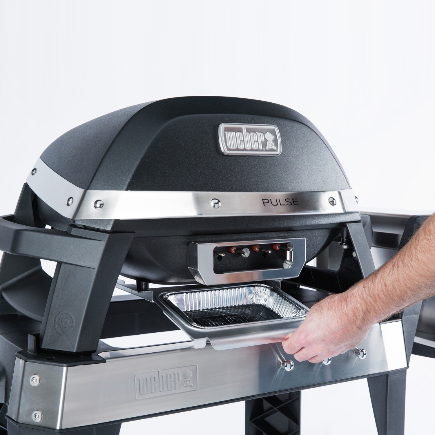 Elektrisk Grill Weber Pulse 2000 med Vogn