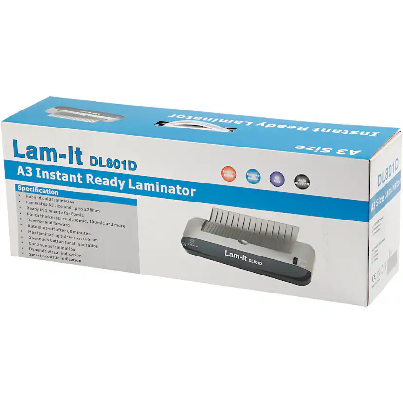 Lamineringsmaskin Creativ Company A3 297x420 mm Tykkelse 80-150 My 1 stk