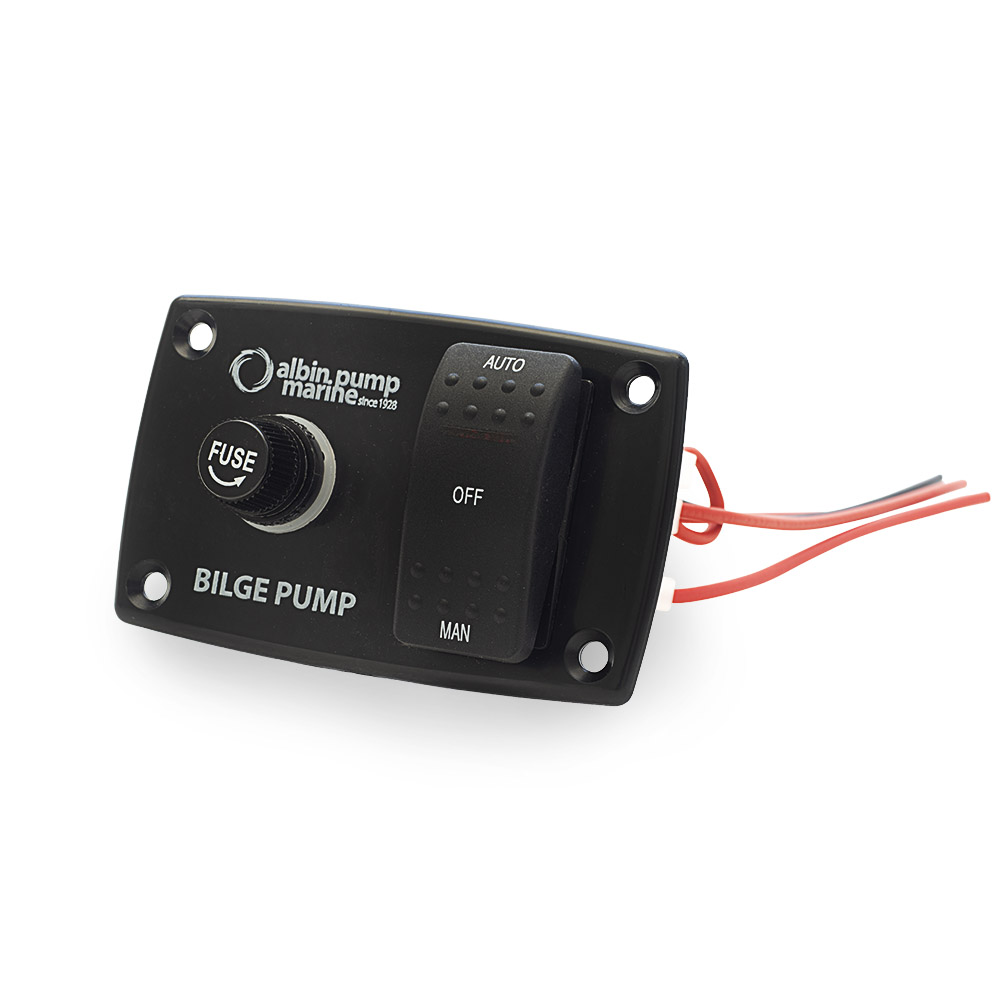 Panel Albin Pump Marine för Länspump 3-väg
