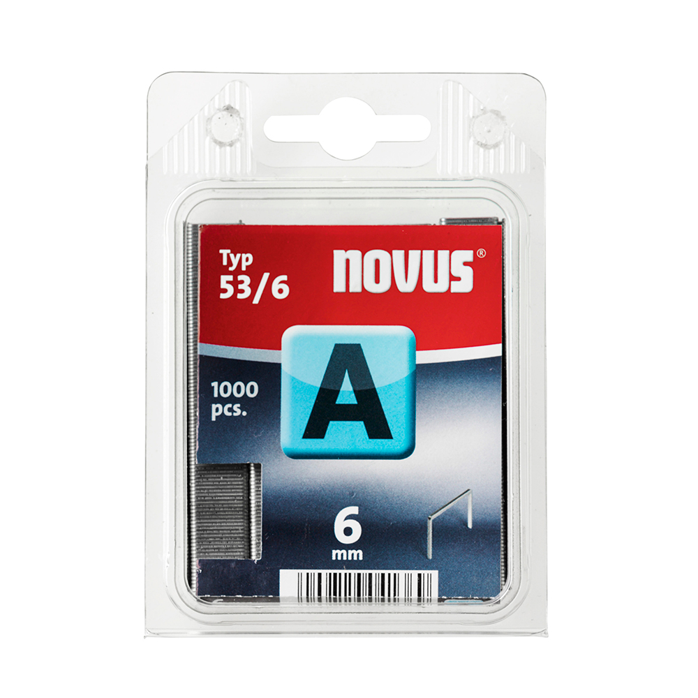 Fintrådsklammer Novus A 53-6 1000 st