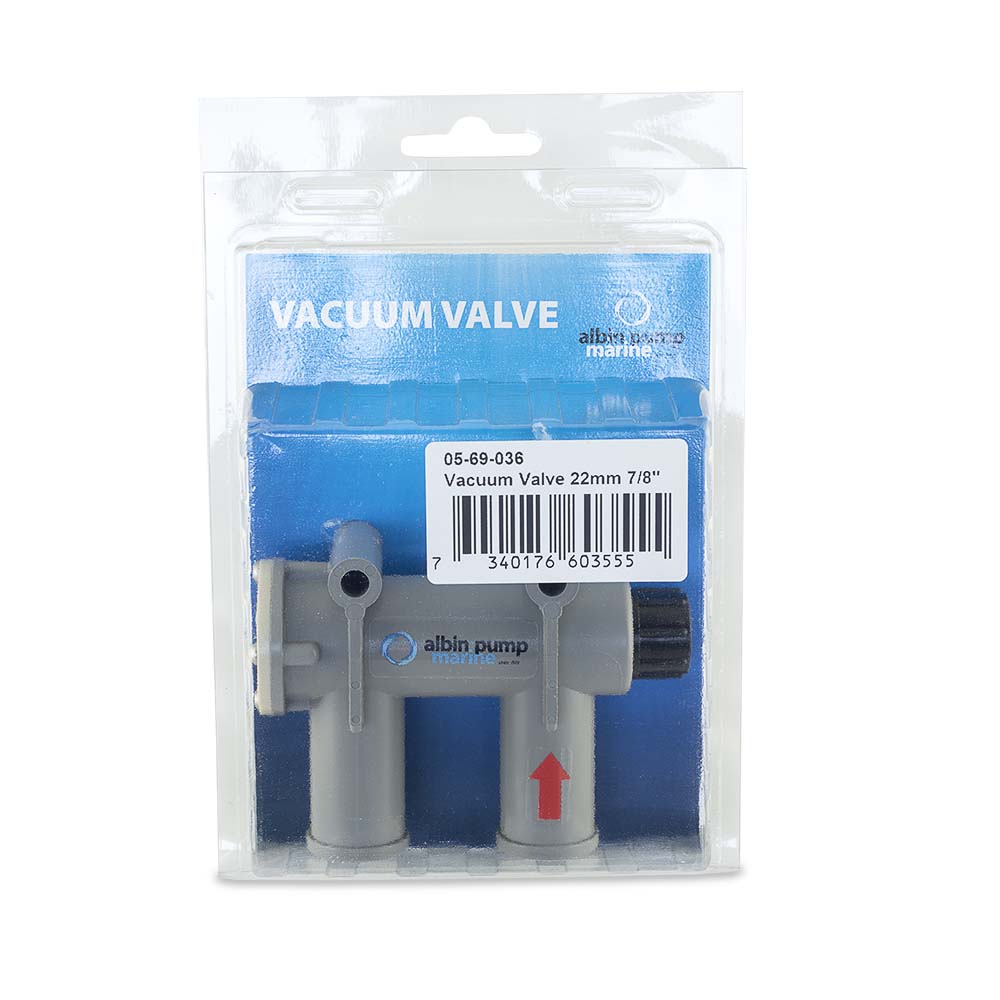 Vakumventil Albin Pump Marine 22 mm 7/8"