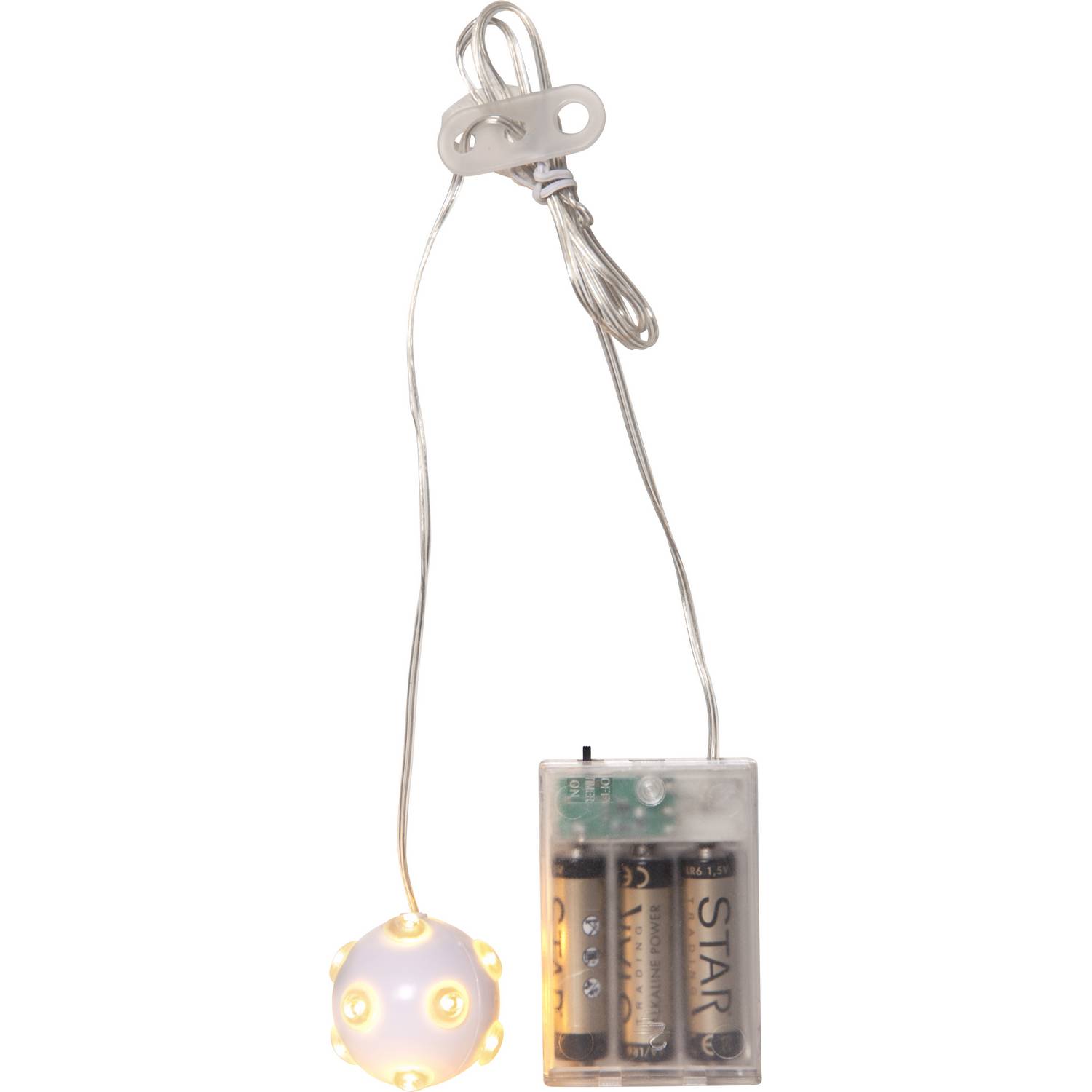 Hengende Lampe Star Trading Lighty Batteridrevet Lyskilde til Adventstjerne