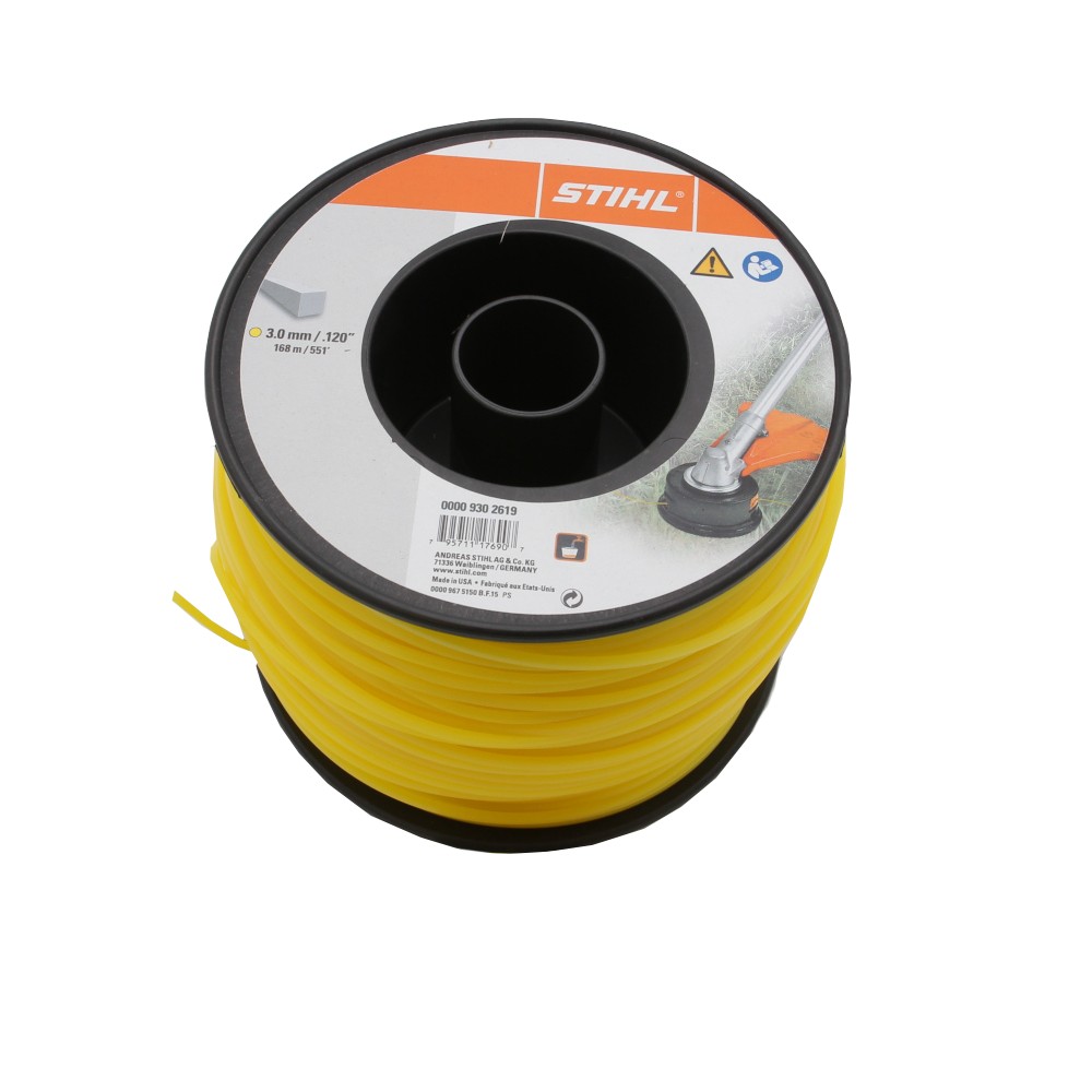 Trimmertråd STIHL Nylon Rull 3,0 mm Firkant