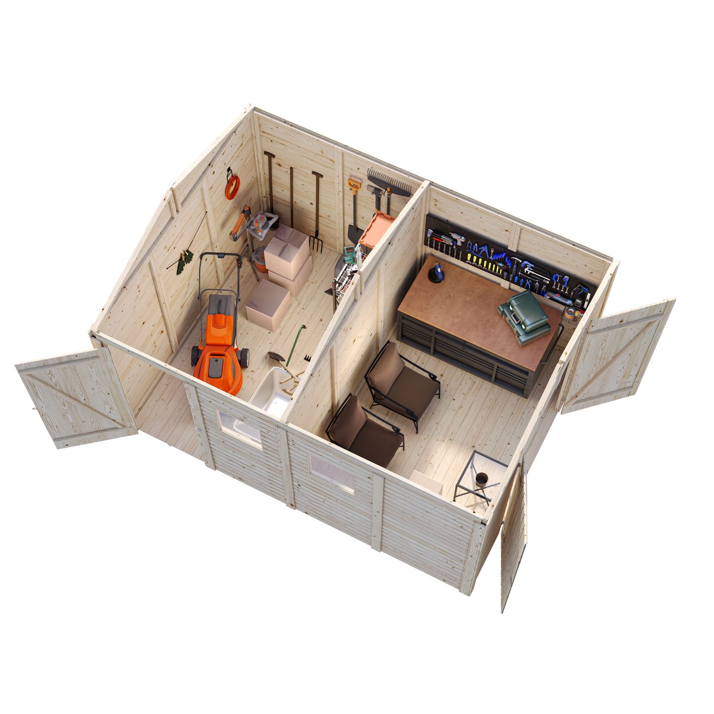 Redskapsbod Palmako Dan 10,0 m2