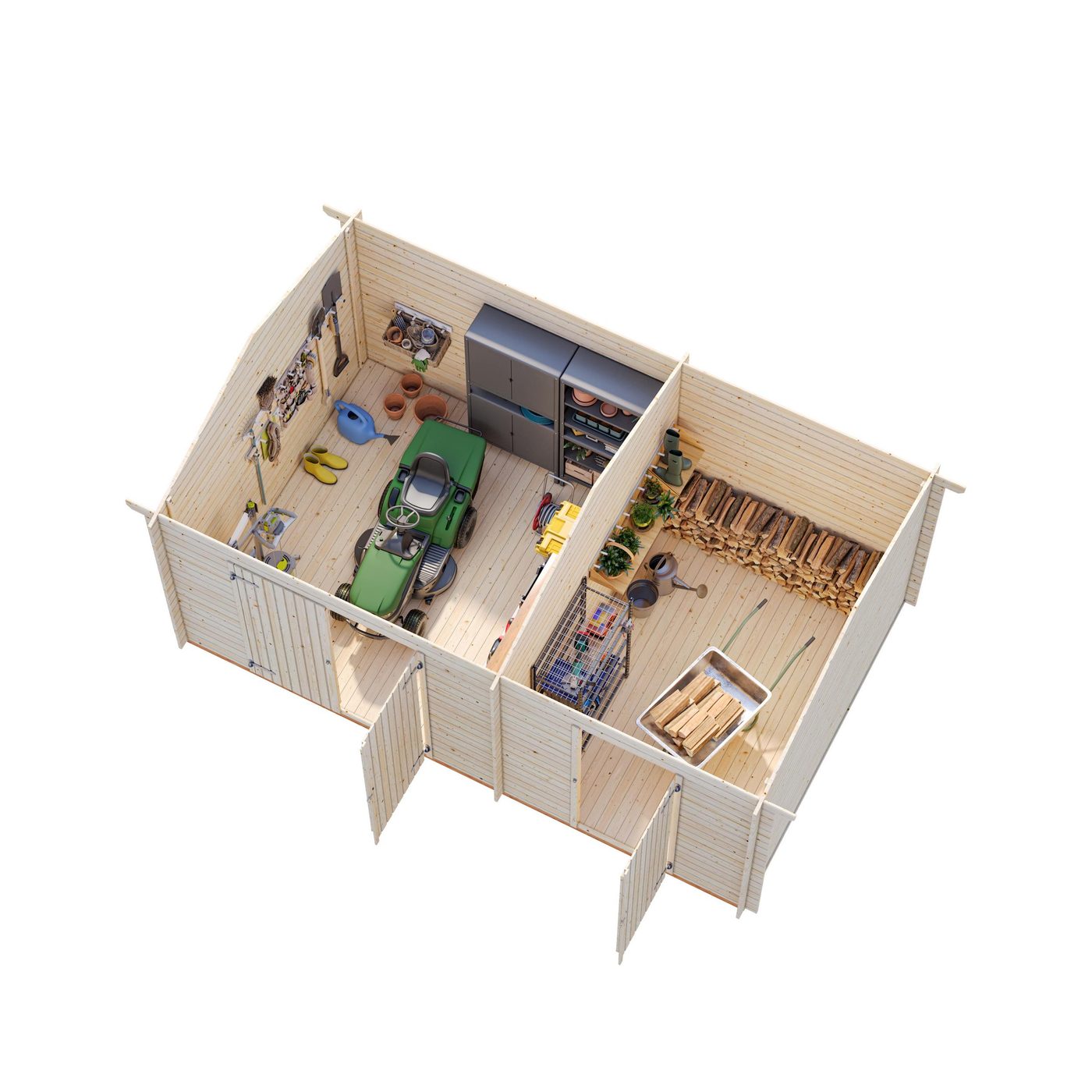 Redskapsbod Palmako Jari 14,5 m2