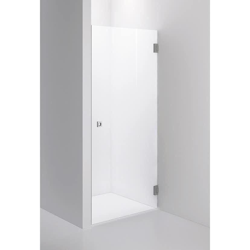 Duschvägg INR Arc 2 Måttanpassad Glas: Opal klar, Profil: Krom