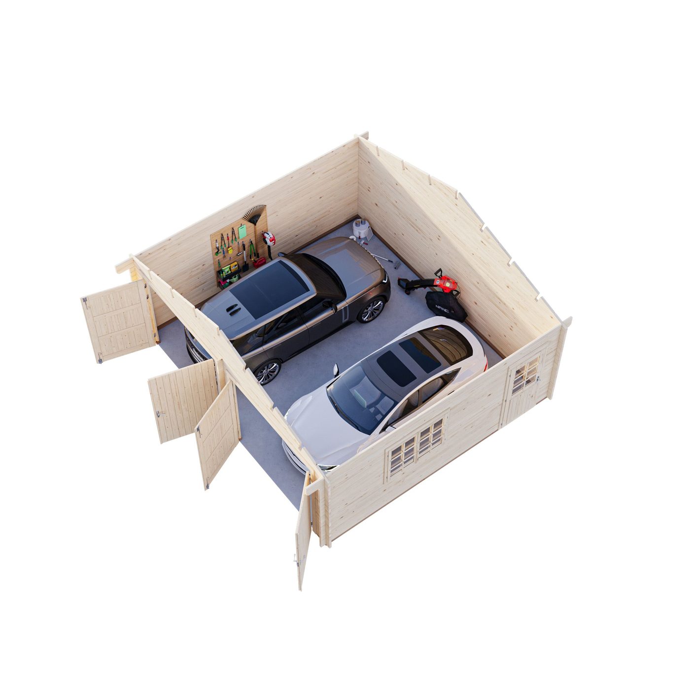 Garasjebod Palmako Roger 28,4 m2 med Slagport