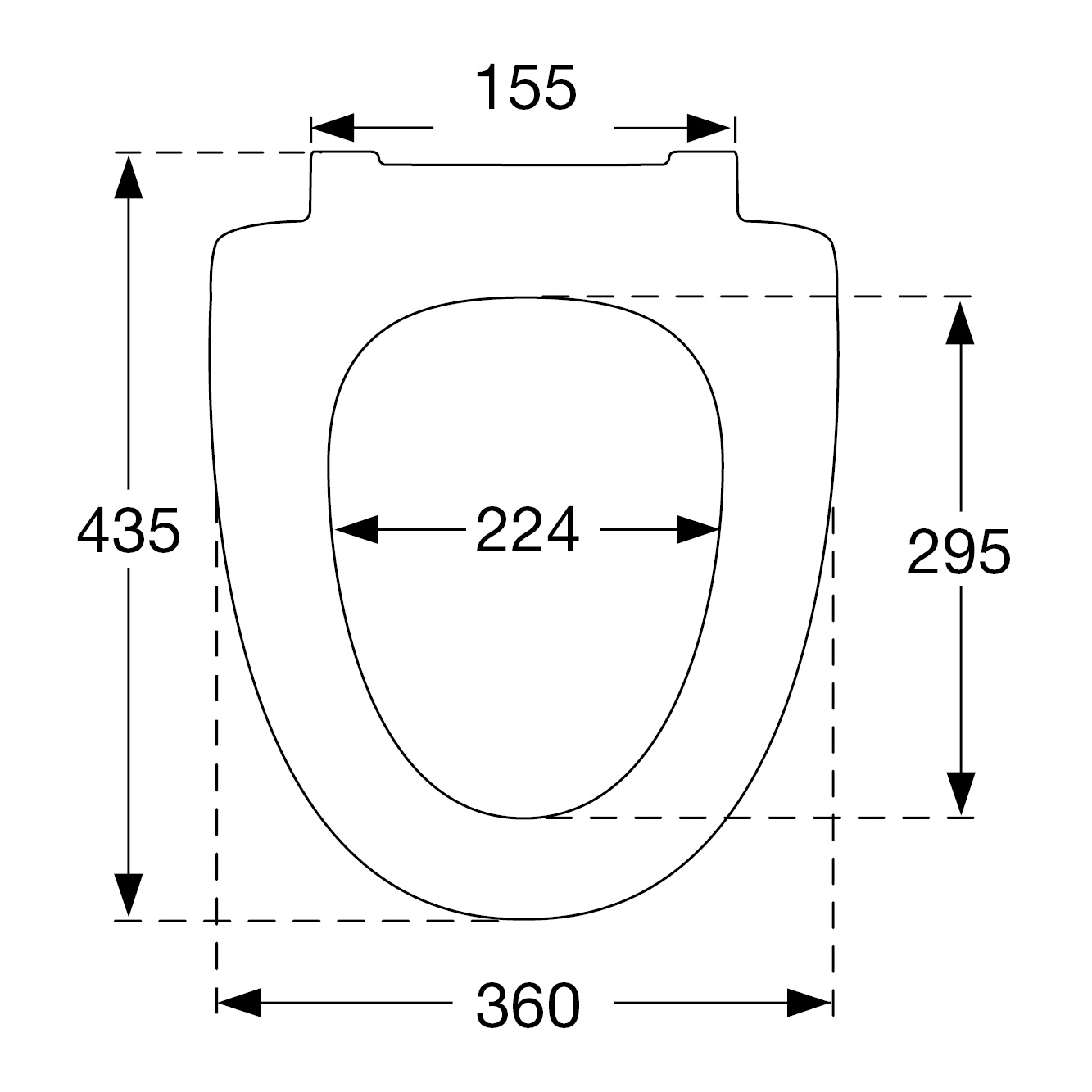 Toalettsits Pressalit 1026 for Glow
