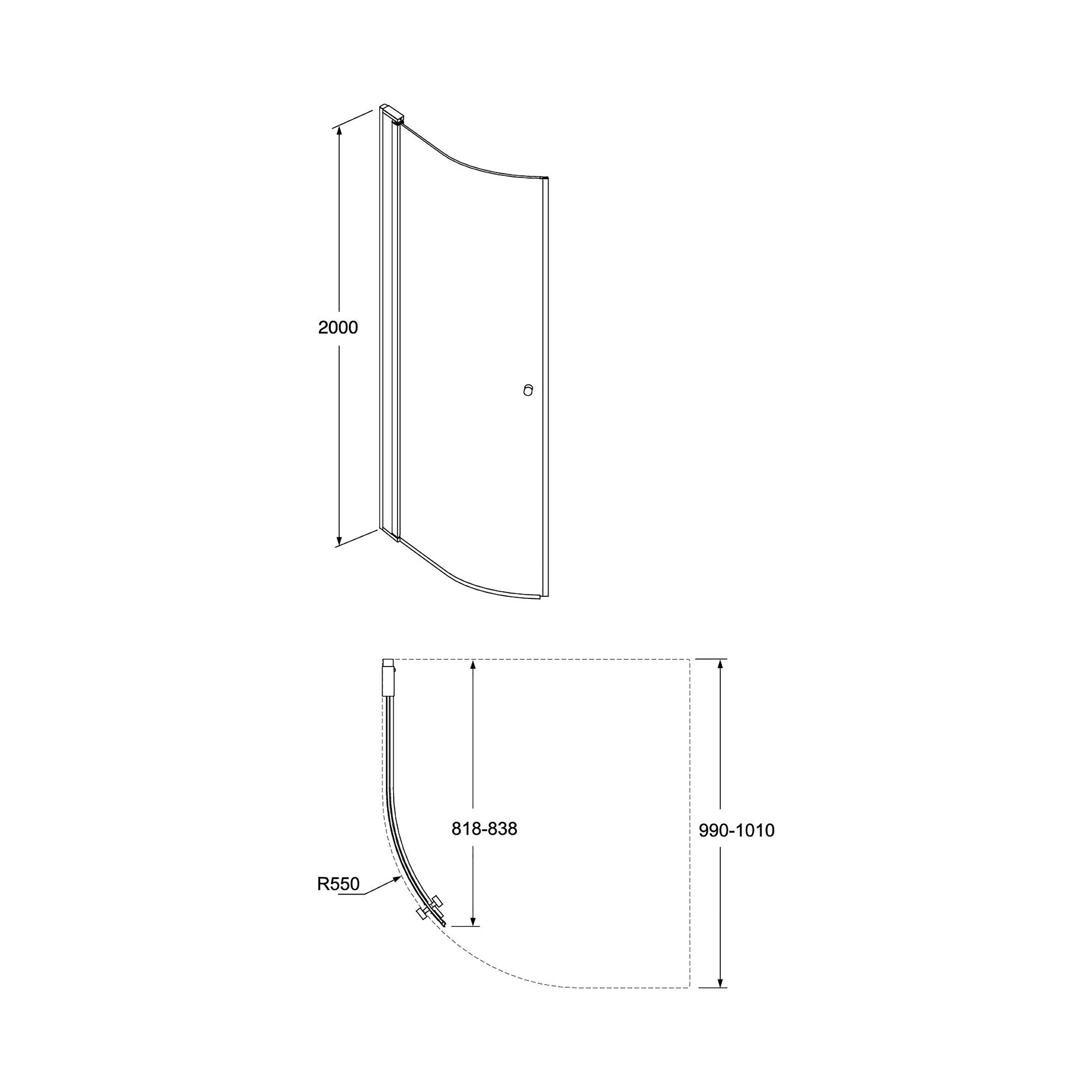 Duschdörr Gustavsberg Round