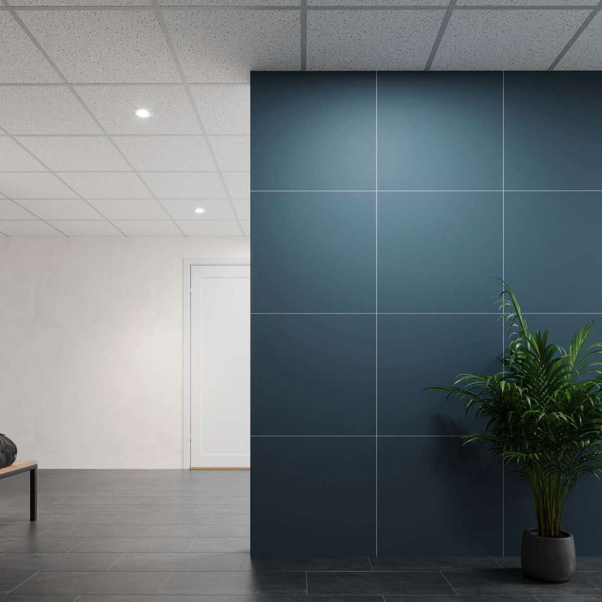 Baderomspanel Fibo 6274-6060 EM Dusty Blue