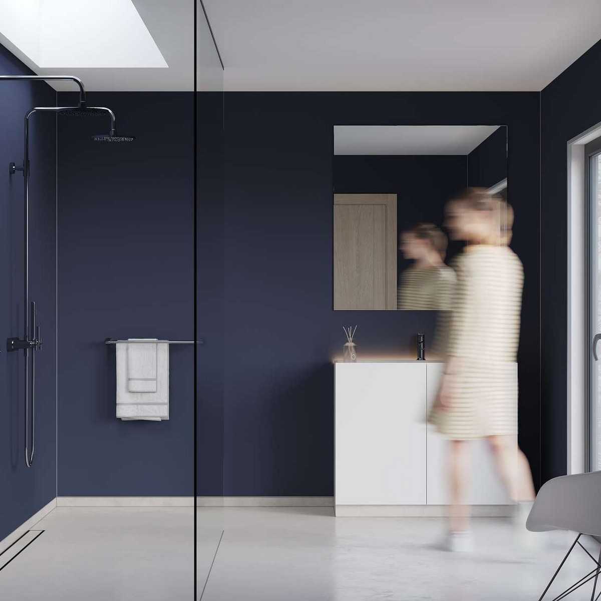 Baderomspanel Fibo 5230-M00 Smokey Blue