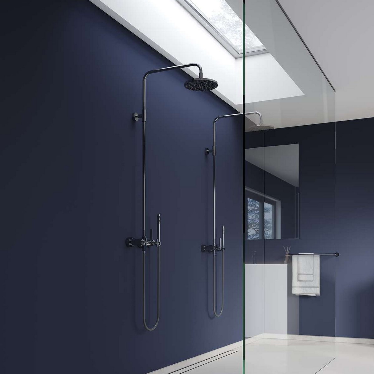 Baderomspanel Fibo 5230-M00 Smokey Blue