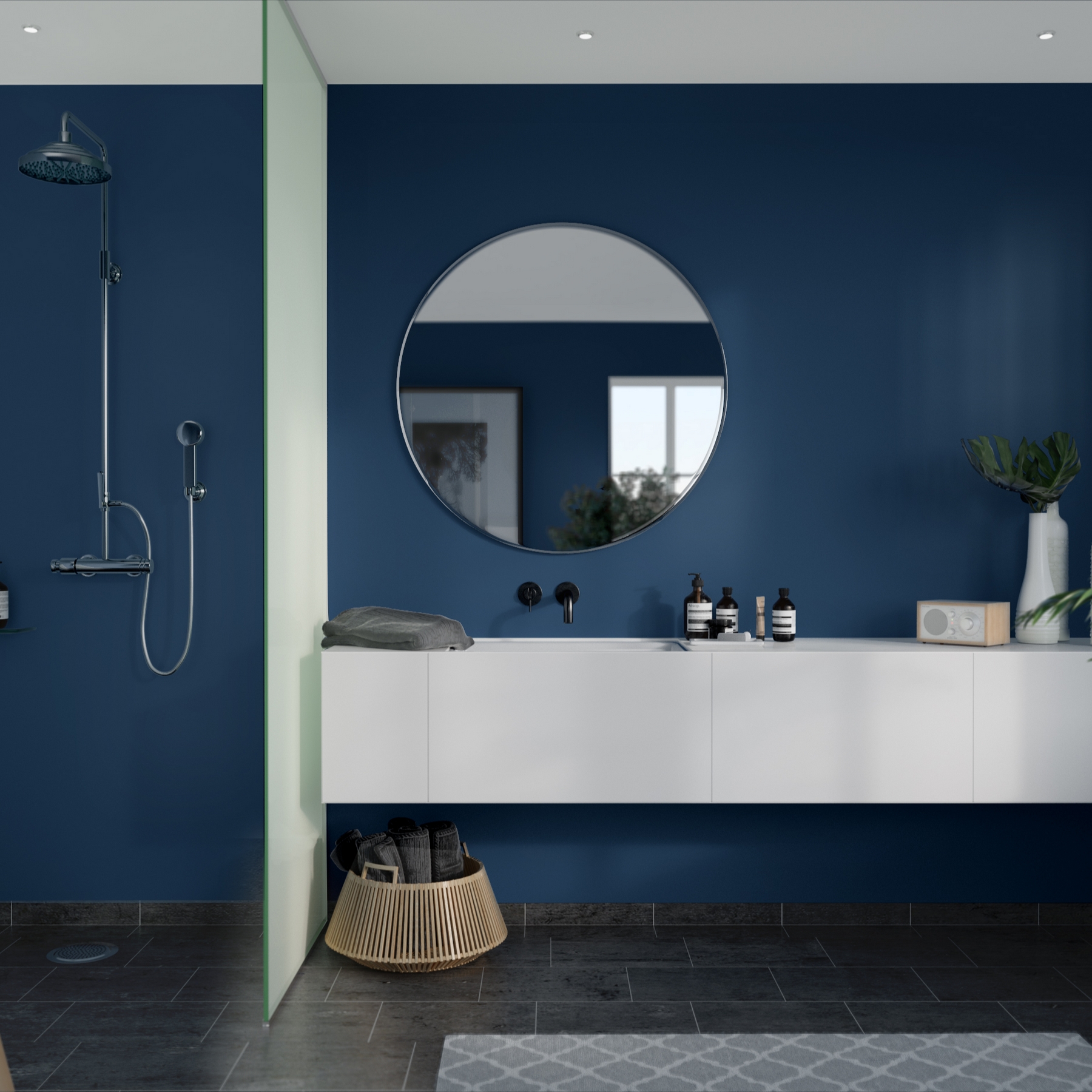 Baderomspanel Fibo 5230-M00 Smokey Blue