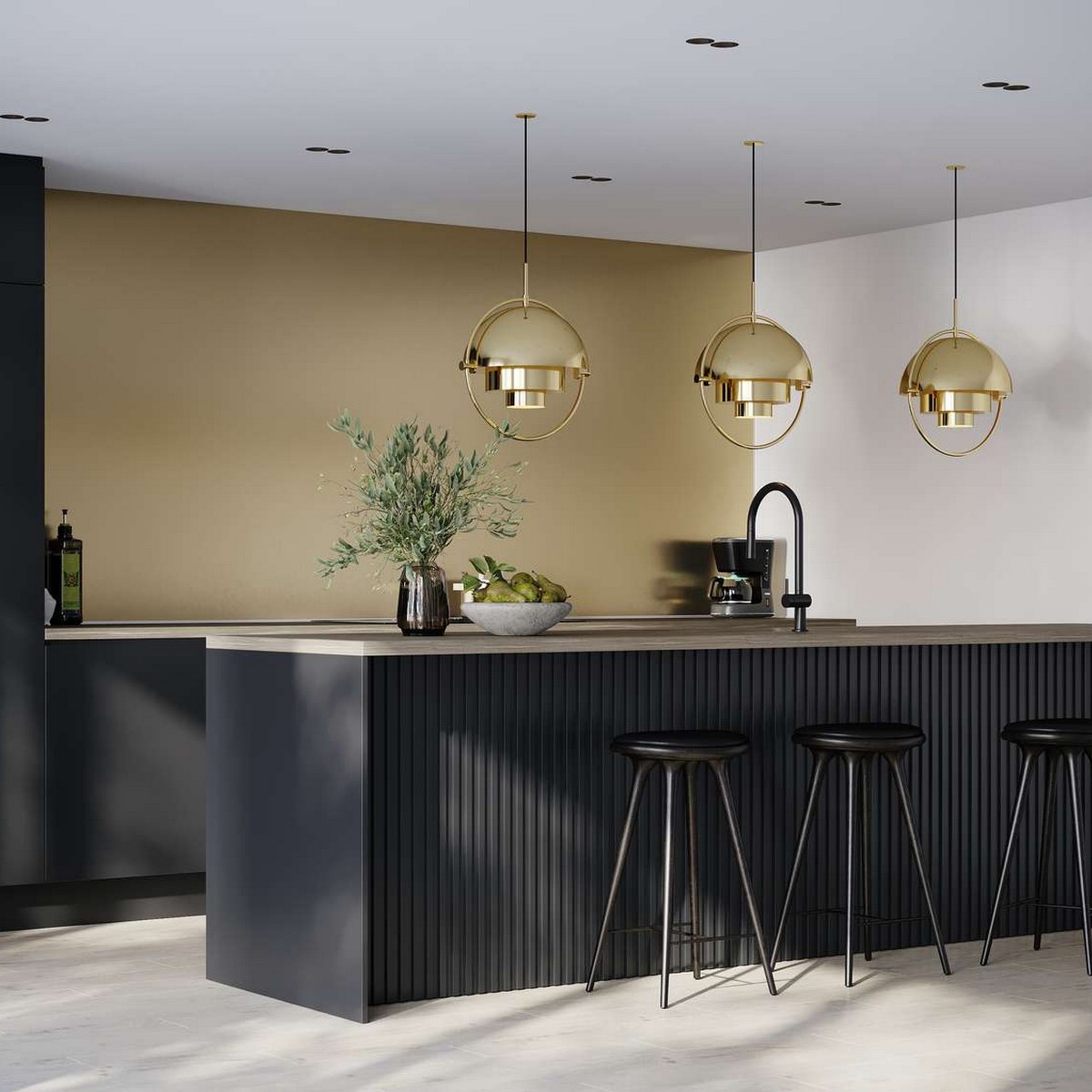 Kitchen Board 5004-K00 Gold