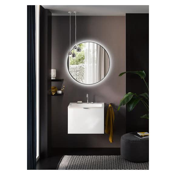 spegel bathlife spira med led belysning