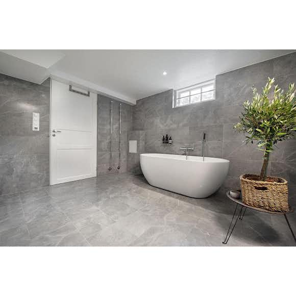 Klinker Bricmate M66 Grey Fleury Honed 60x60 cm