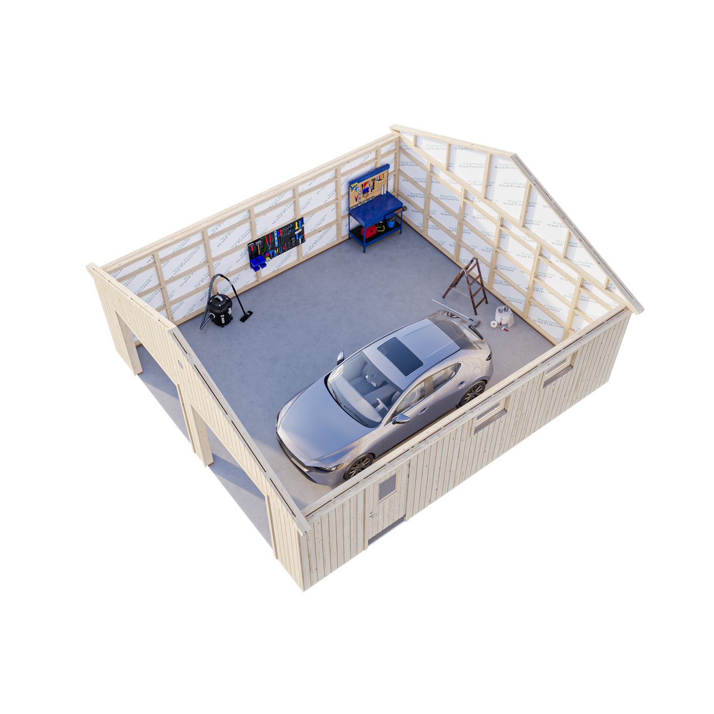 Dobbel Garasje Palmako Andre 49,1 m2 uten Port