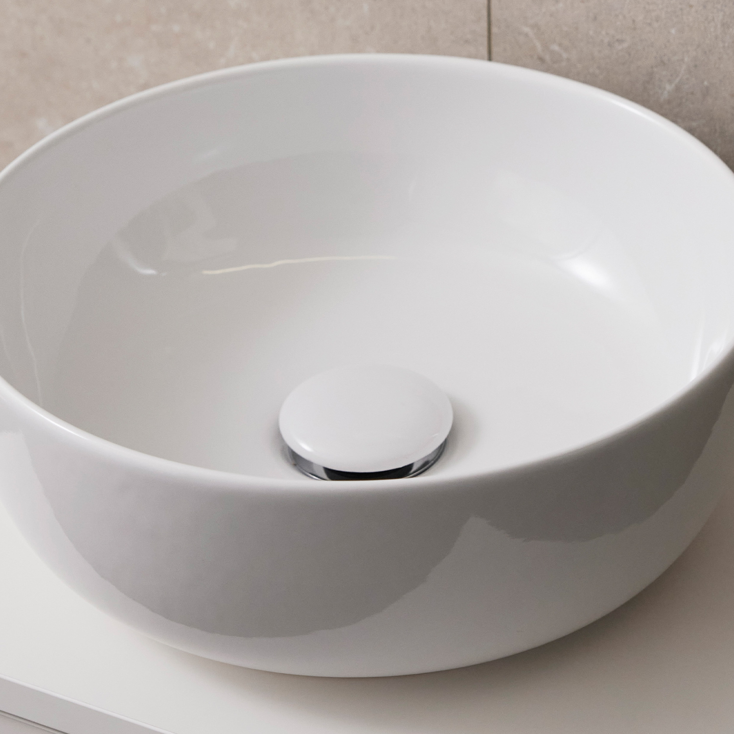 Bottenventil Miller Badrum Porslin för Handfat