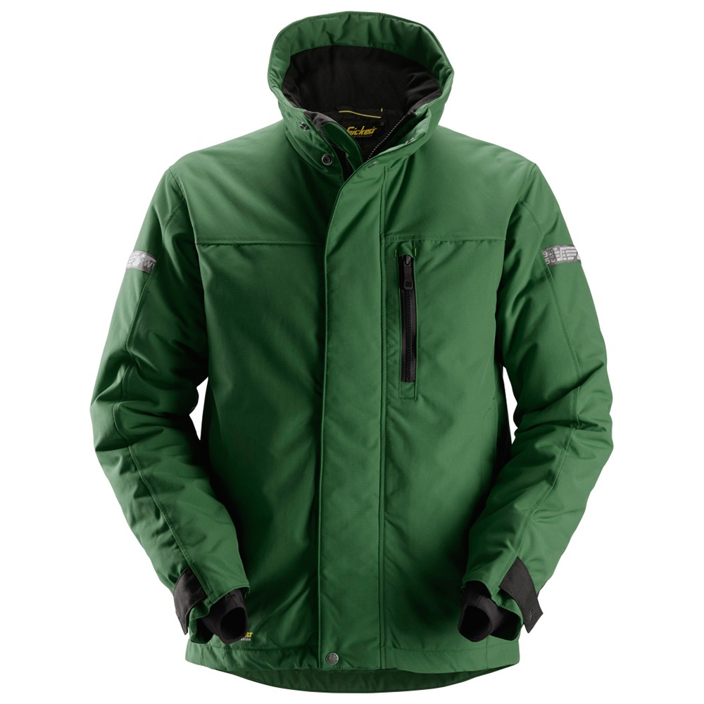 Vinterjacka Snickers Workwear AllroundWork Storlek: L, Färg: Forest Green\Black