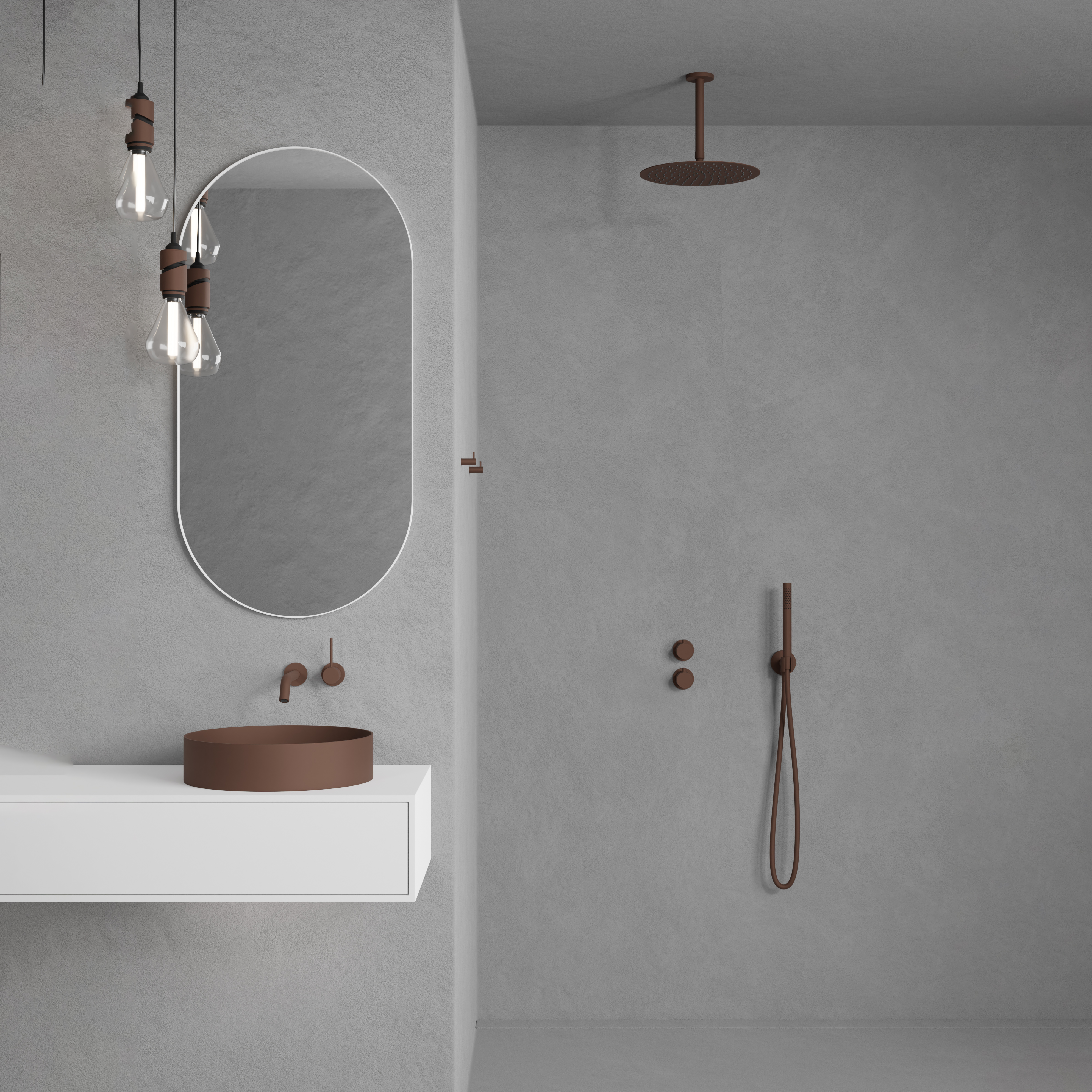 Tvättställsblandare Scandtap Steel Harmonized 1 för Inbyggnad