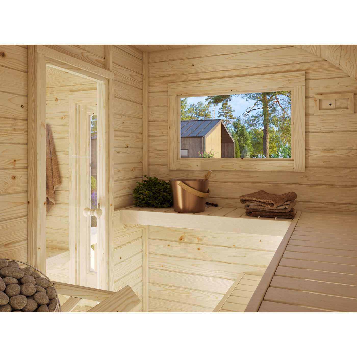 Sauna Palmako Anette 3,0 + 1,5