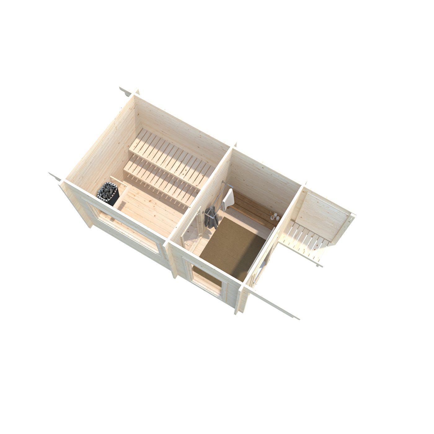 Badstuhus Palmako Sanna 6,8 m2