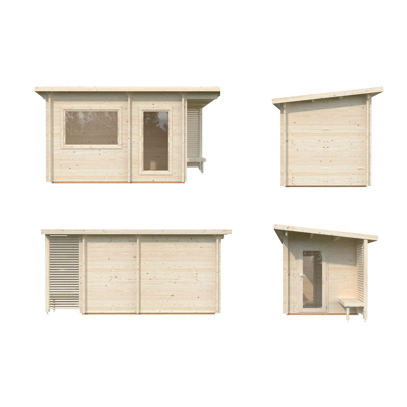 Badstuhus Palmako Sanna 6,8 m2