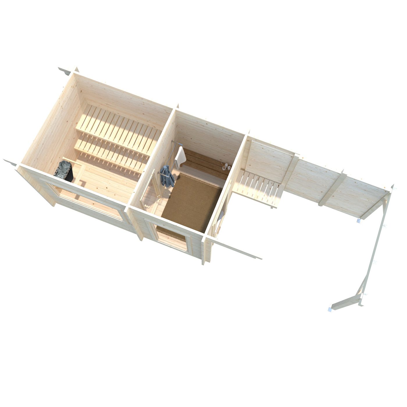 Badstuhus Palmako Sanna 6,8 + 5,9 m2