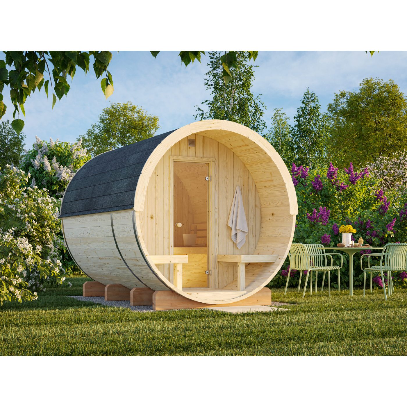 Badstuhus Palmako Anita 1,6 + 0,7 m2