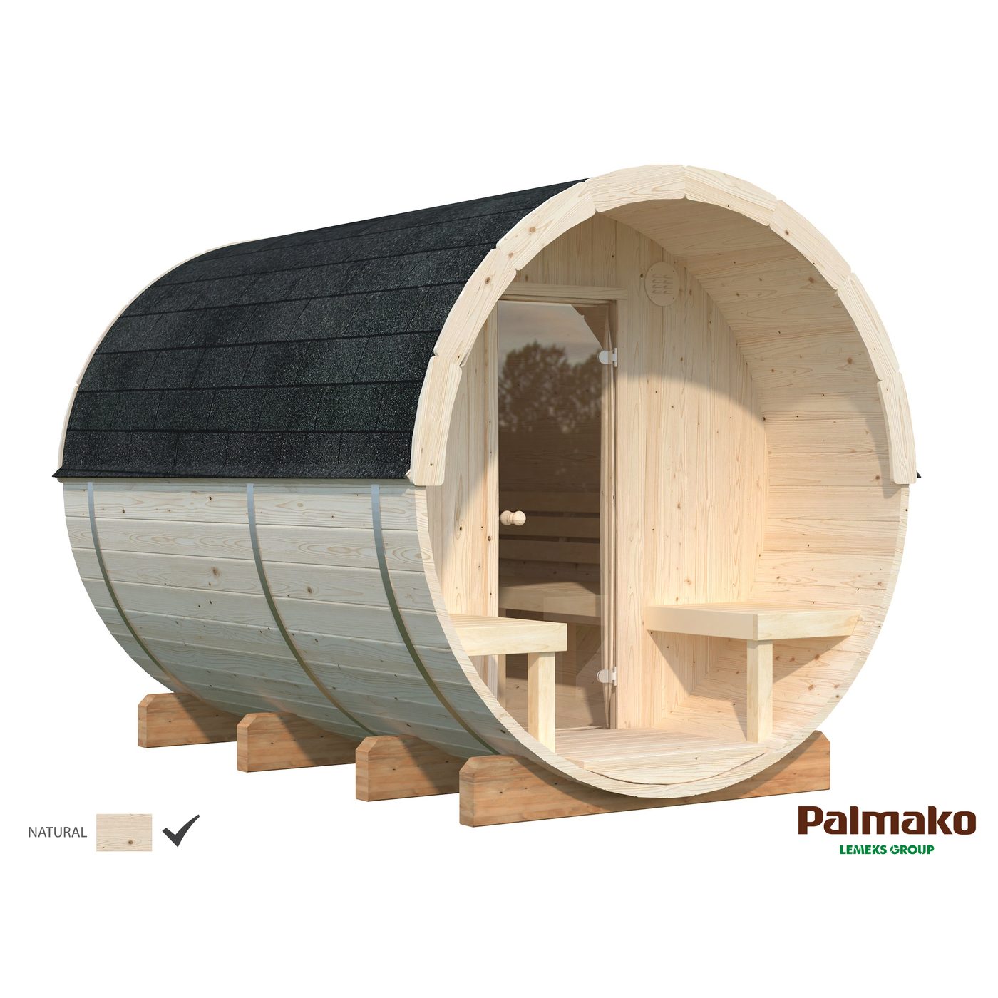 Badstuhus Palmako Anita 1,6 + 0,7 m2