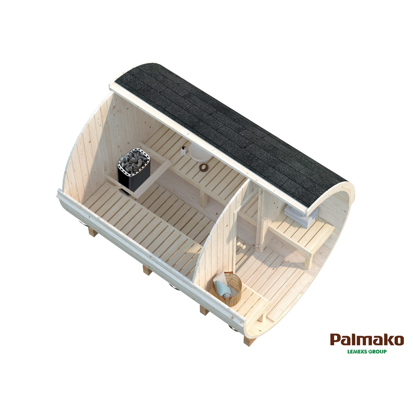 Badstuhus Palmako Anita 1,6 + 0,7 m2