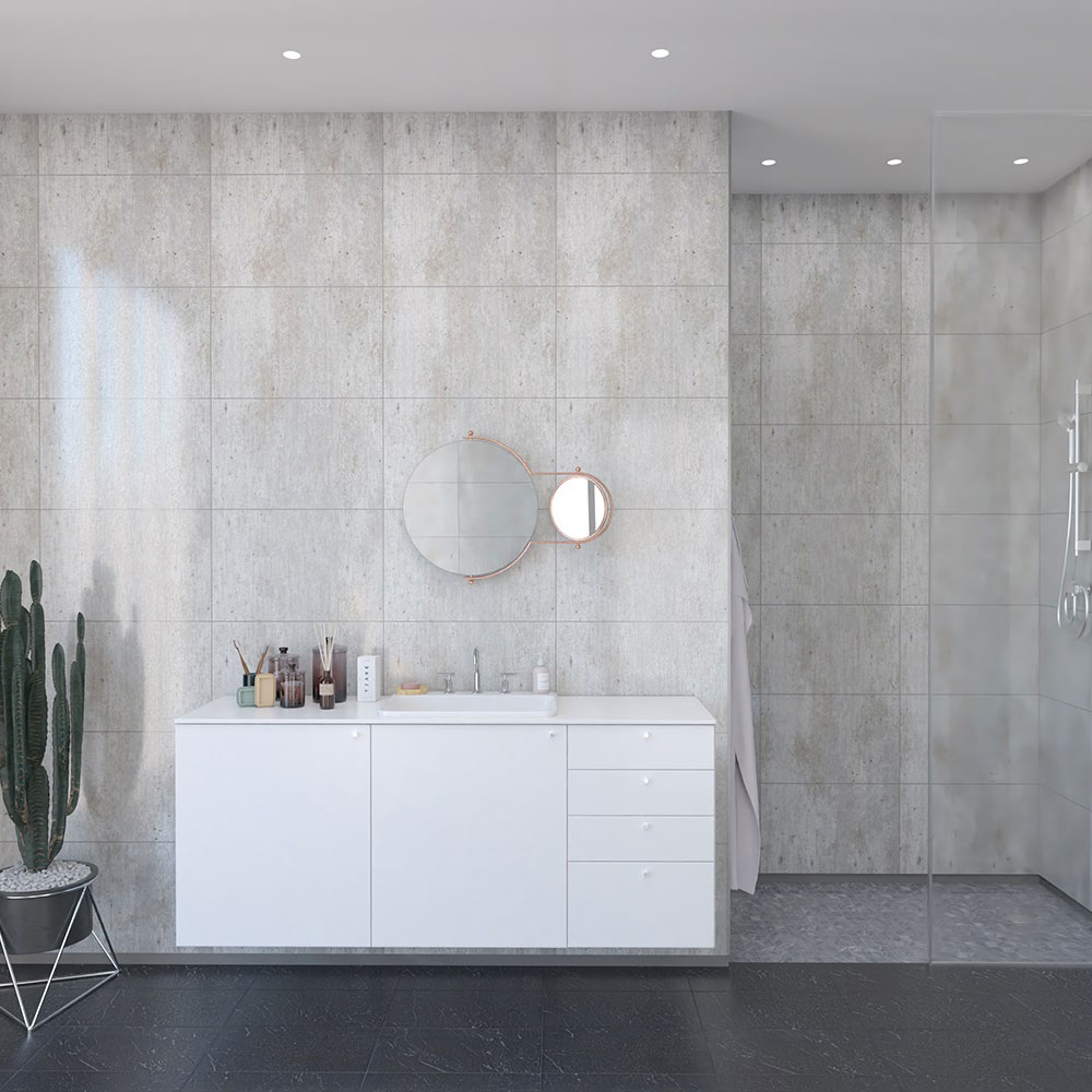 Våtrumsskiva Fibo Cracked Cement 2204-L01S