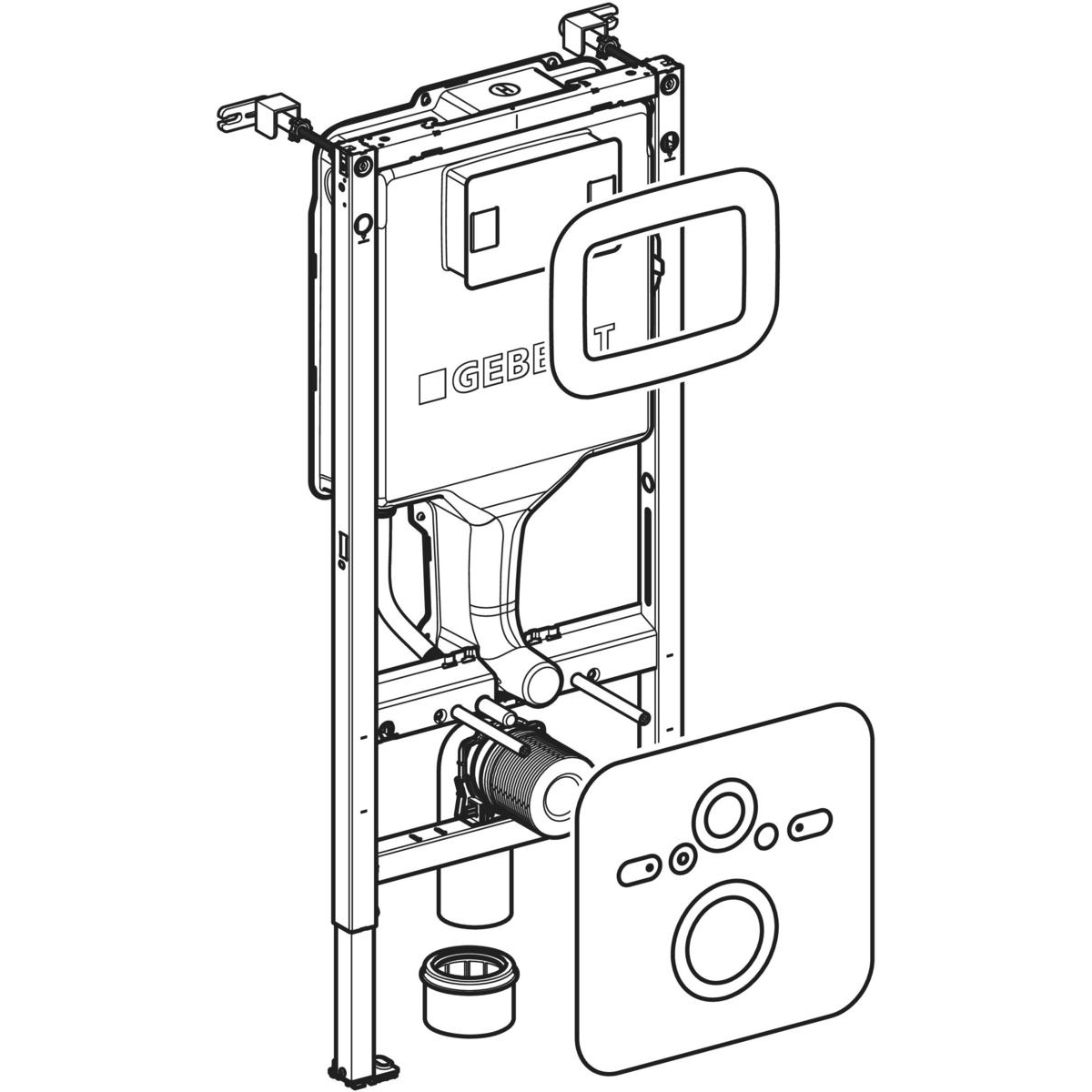 WC-fixtur Geberit Duofix Sigma SAWA H112