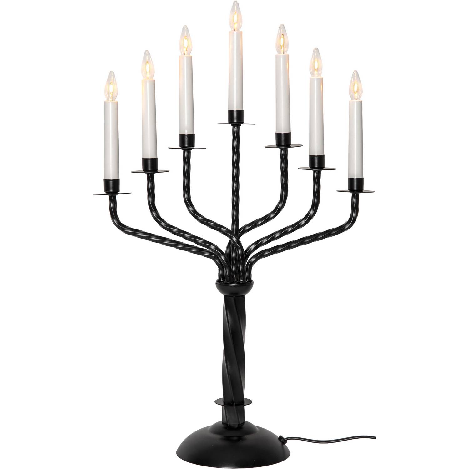 Adventstake Star Trading Bore Metallysstake med 7 Lys