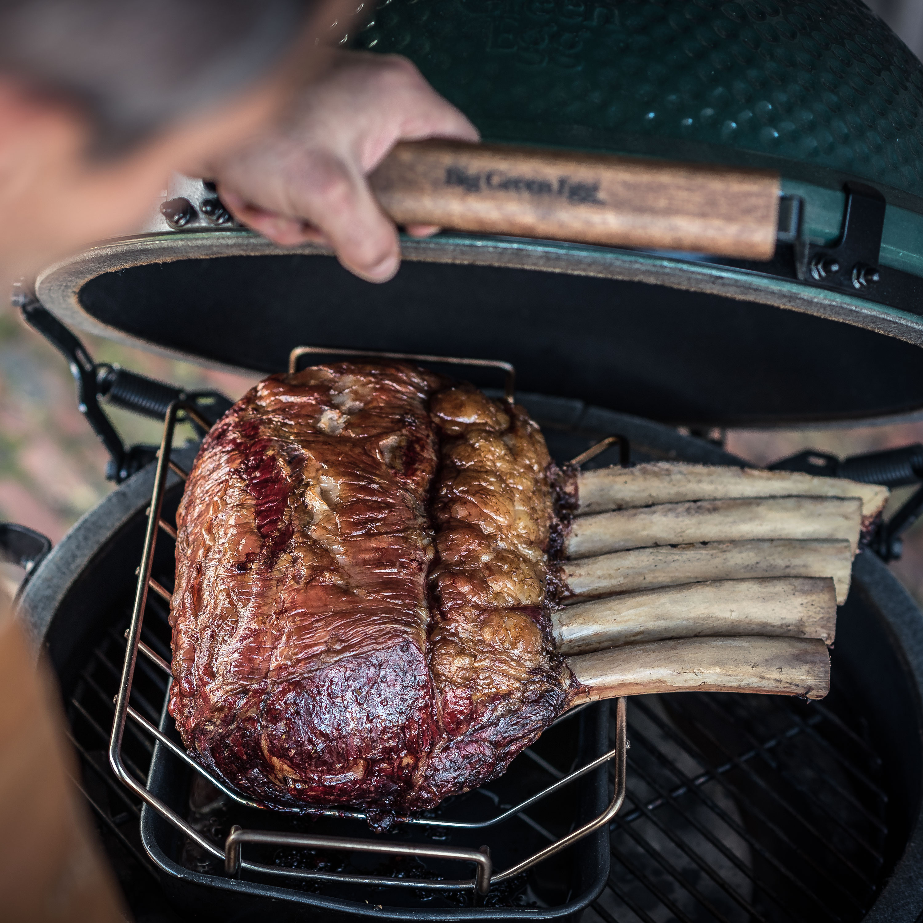 Multistativ Big Green Egg Roasting Rack L